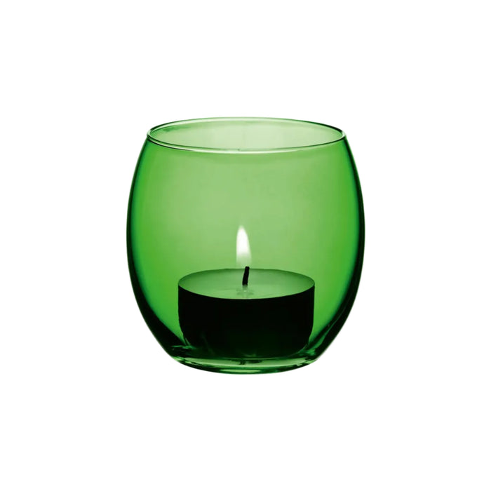 Coro Tealight Holder H6.5cm Leaf Assorted x 4