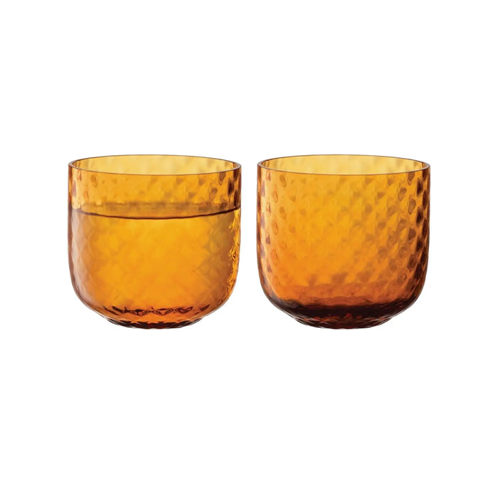 Dapple Tumbler 300ml Water Sun Amber x 2