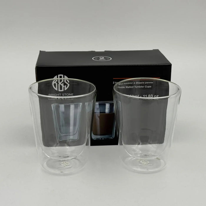 Double Wall Juice Glass Set of 2