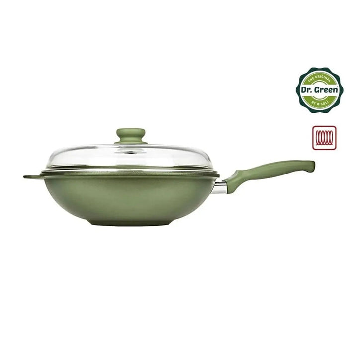 Dr Green-Induction Wok 32cm with Lid