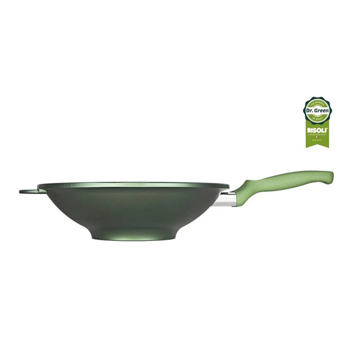 Dr Green Wok 30cm Green Stone