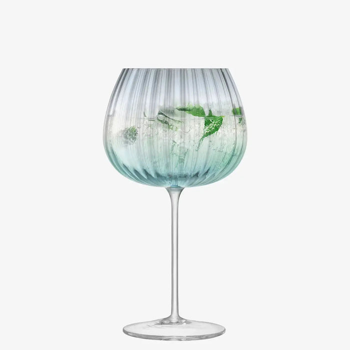 Dusk Balloon Goblet 650ml Green/Grey x 2