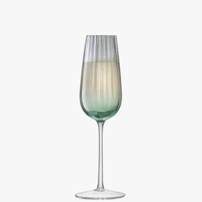 Dusk Champagne Flute 250ml Green/Grey x 3