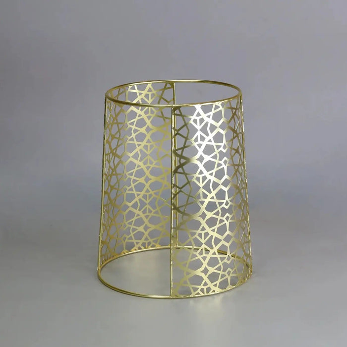 Elevation 12-Inch Round Gold Buffet Stand