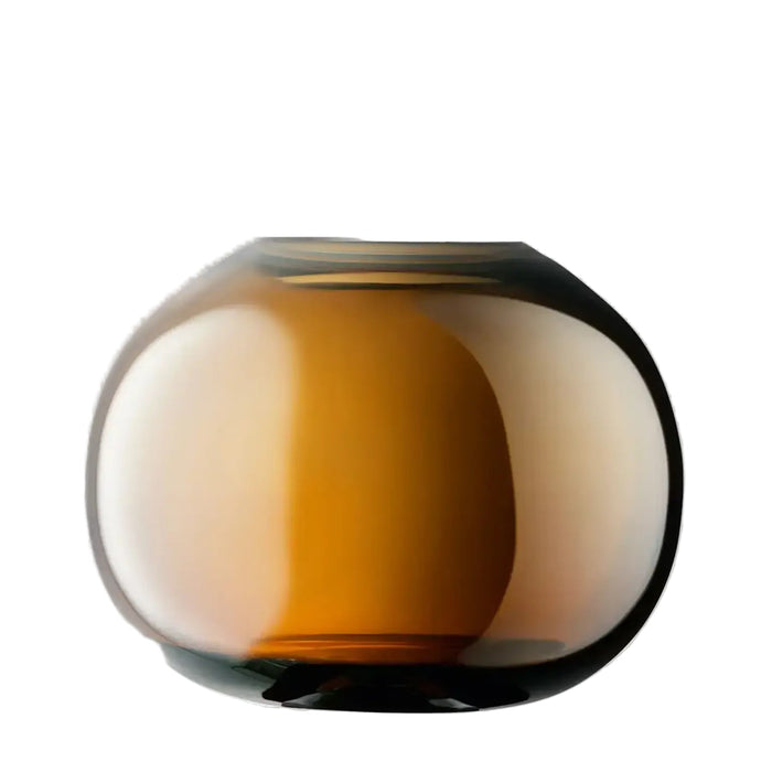 Epoque Vase H13.5cm Amber/Lustre