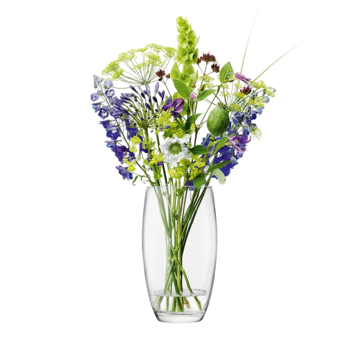 Flower Barrel Bouquet Vase H29cm Clear