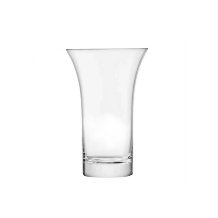 Flower Flared Bouquet Vase H22cm Clear