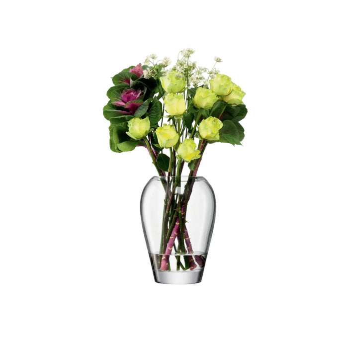 Flower Garden Bouquet Vase H25cm Clear