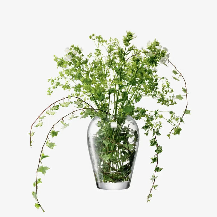 Flower Garden Bouquet Vase H25cm Clear