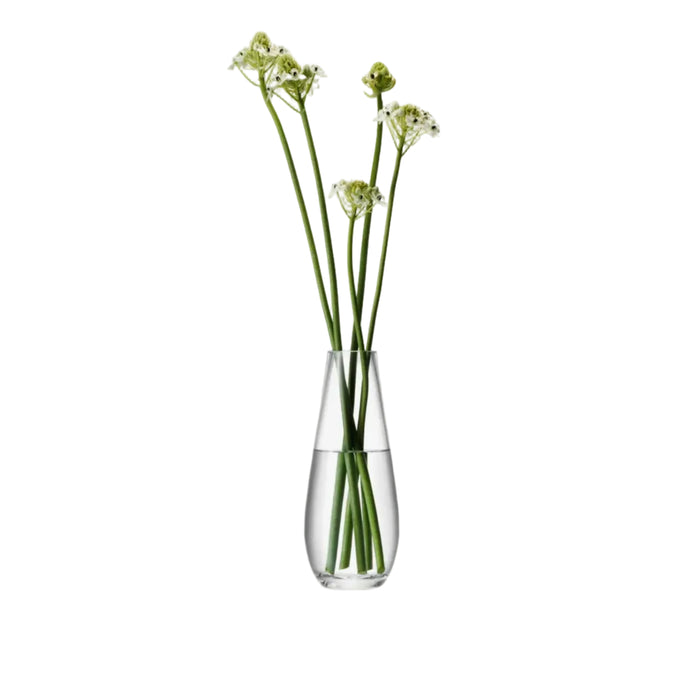 Flower Tall Stem Vase H29cm Clear