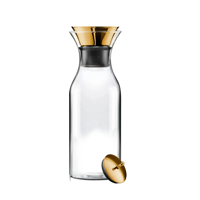 Fridge Carafe 1.0L - Fliptop Lid Brass - Eva Solo