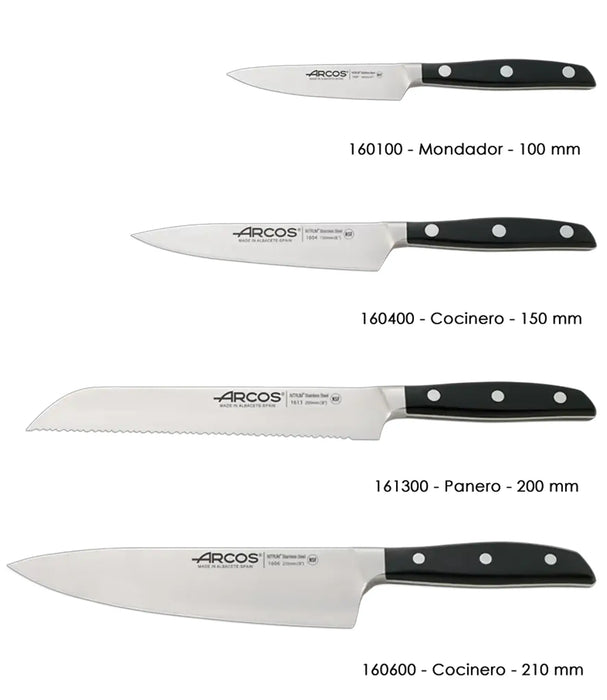 Bread Knife Serrated 200 Mm. Case - Manhattan