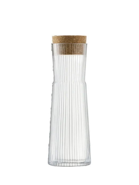 Gio Line Carafe & Cork Stopper 1.35L Clear