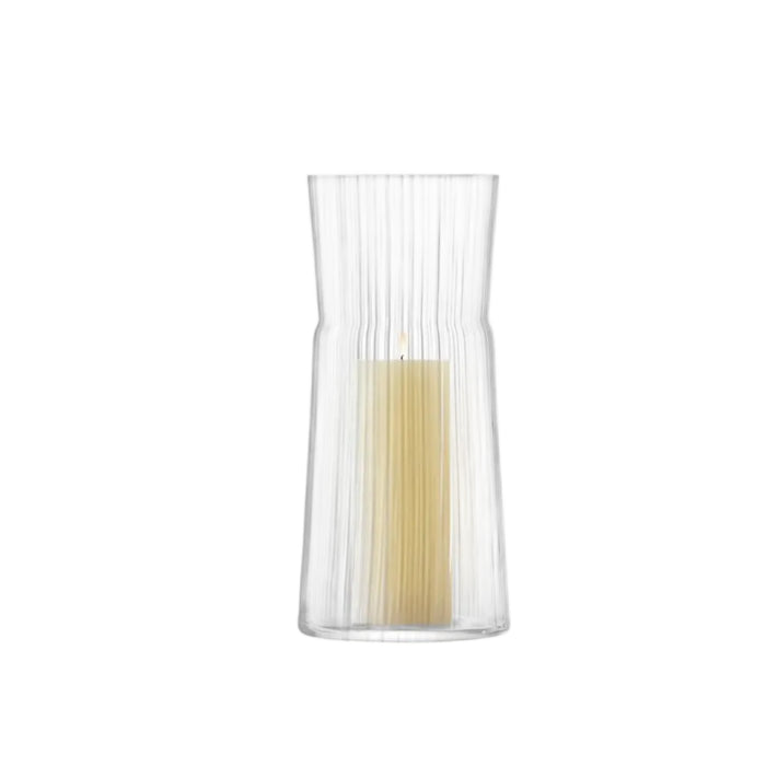 Gio Line Lantern/Vase H18.5cm Clear