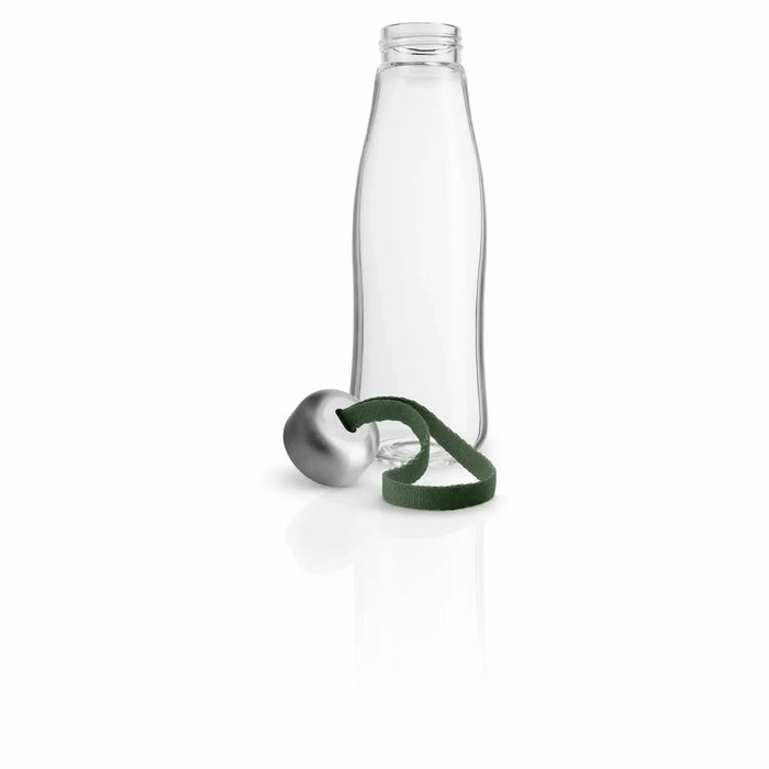 Glass Drinking Bottle - 500ml. - Cactus Green
