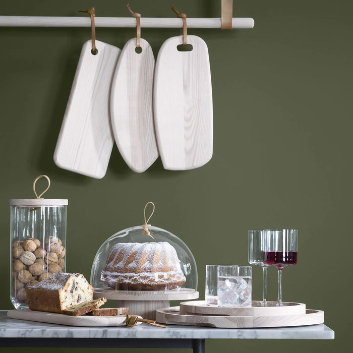 Ivalo Cake Stand with Clear Glass Dome
