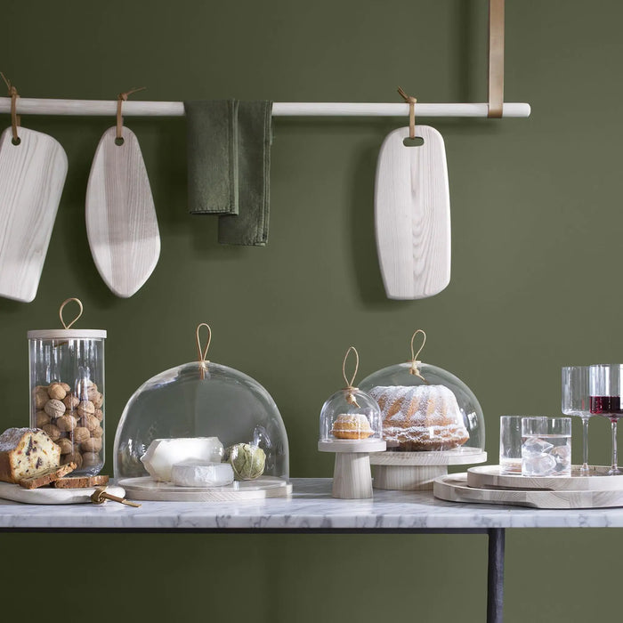 Ivalo Cake Stand with Clear Glass Dome
