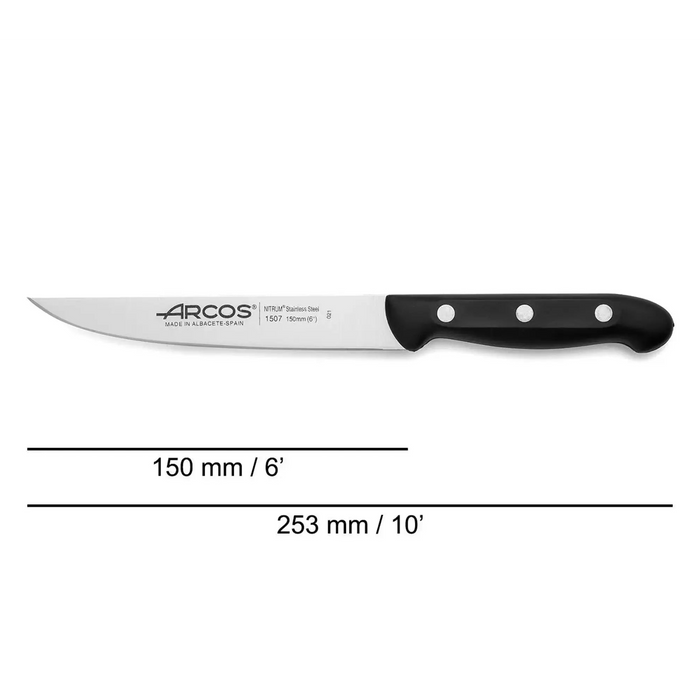 Kitchen Knife 150 Mm. Blister - Maitre