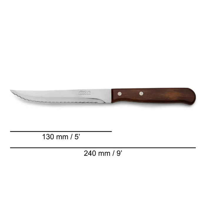 Kitchen Knife Serrated 130 Mm. Box - Latina