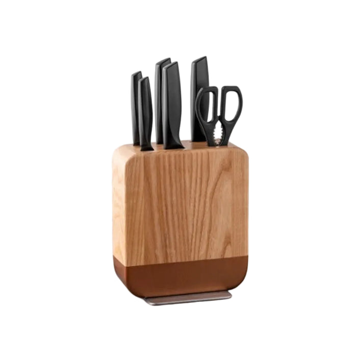 Knife Block 5pcs Knife Set + Scissor
