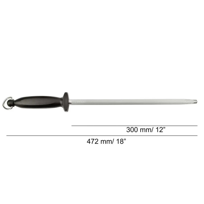 Knife  Sharpening Steel Black 300 Mm. Box - Chairas, Arcos