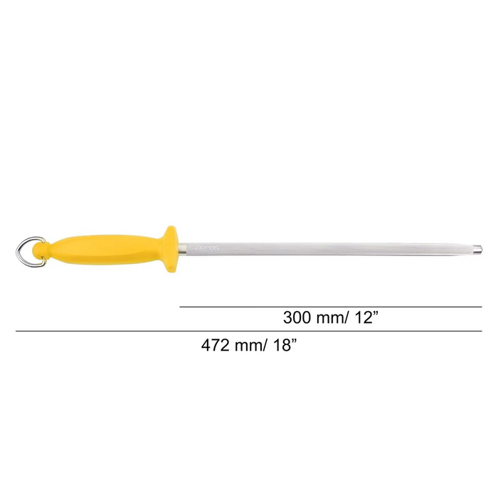 Knife Sharpening Steel Yellow 300Mm - Arcos
