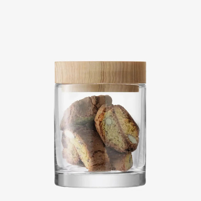 Lotta Container & Ash Lid H14cm Clear