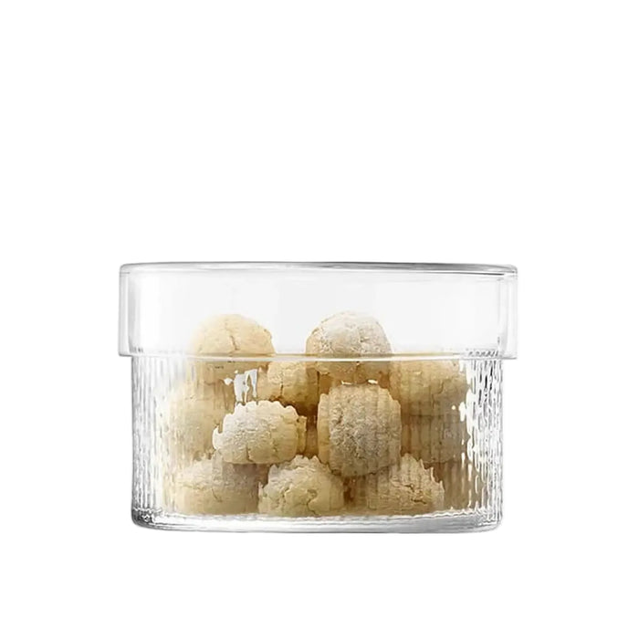 LSA Wicker Container & Lid Clear