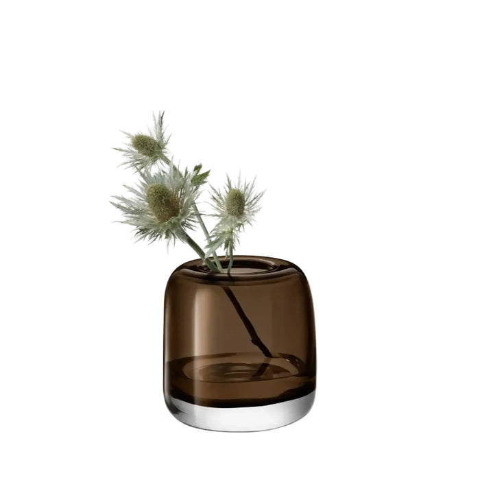 Melt Vase 15cm Mushroom Brown