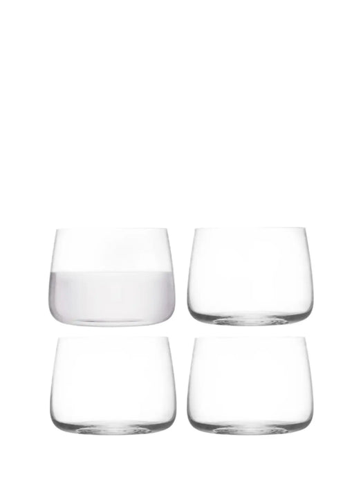 Metropolitan Stemless Glass 360ml Clear x 4