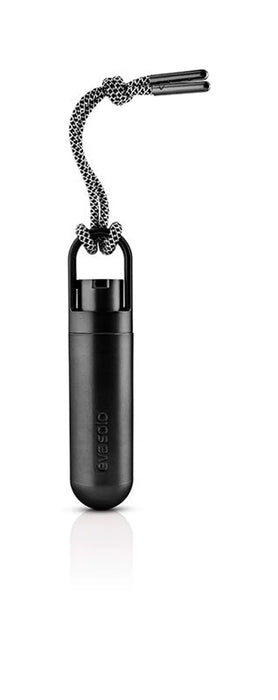 Mini-dispenser for gel hand sanitiser - black