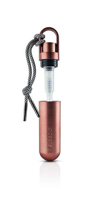 Mini-dispenser for gel hand sanitiser - bronze