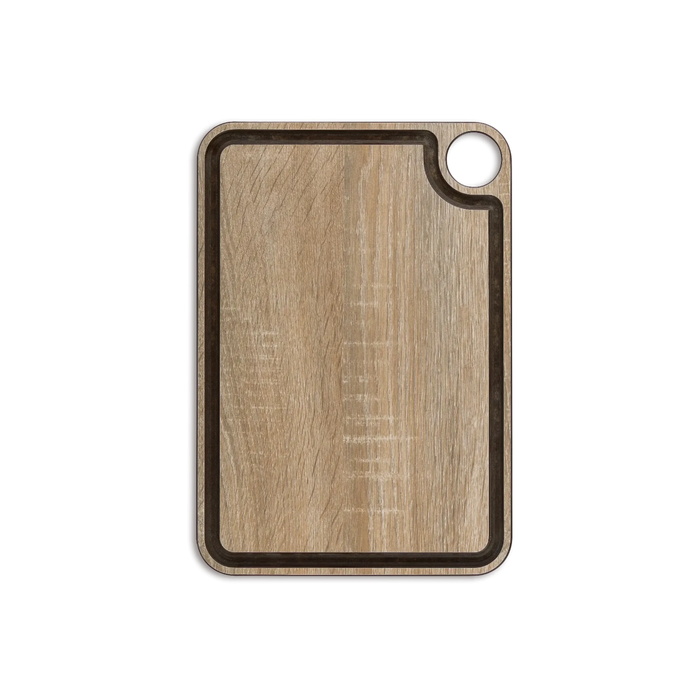 Natural Wood Cutting Board 330 X 230 MM. Black