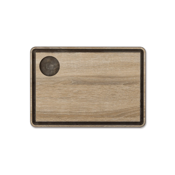Natural Wood Serving Board 330 X 230 MM.