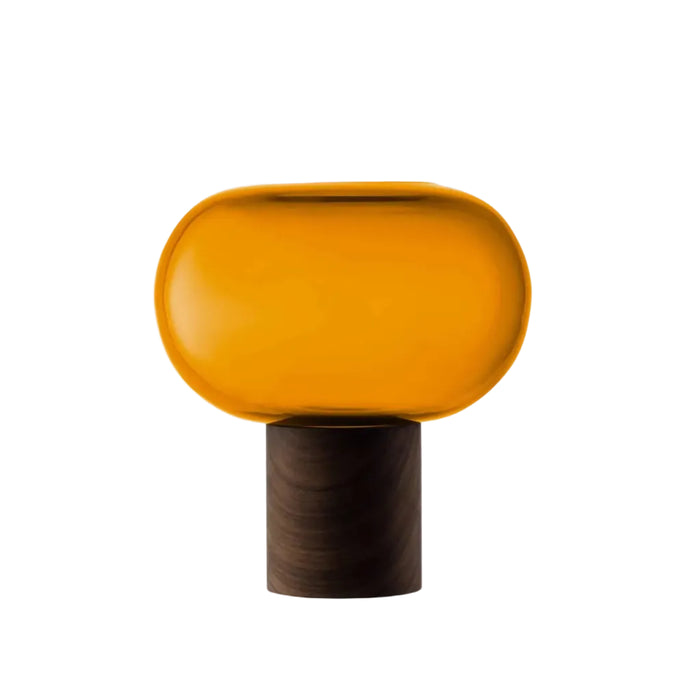 Oblate Vase H21.5cm - Amber