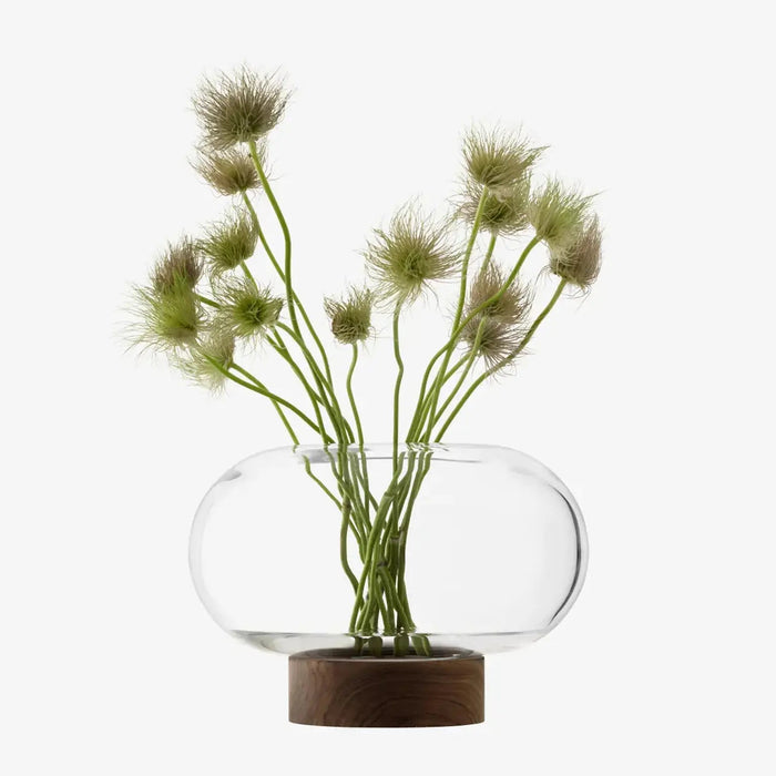 Oblate Vase/Lantern H19.5cm