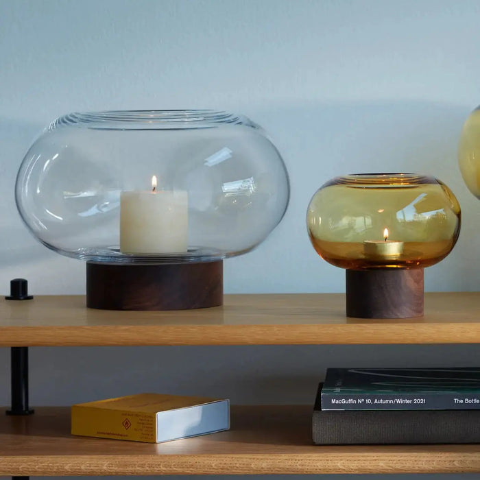 Oblate Vase/Lantern H19.5cm