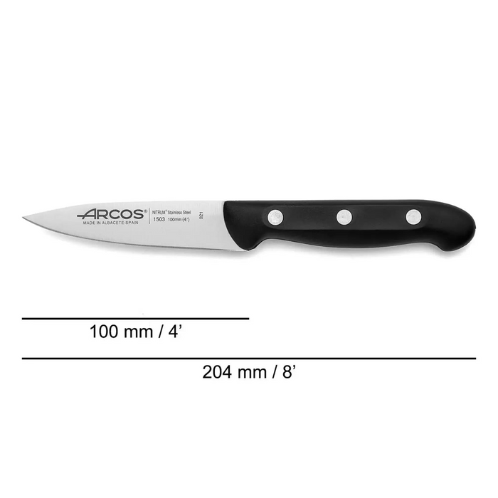 Paring Knife 100 Mm. Blister - Maitre