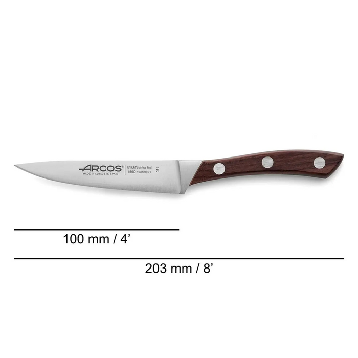 Paring Knife 100 Mm. Case - Natura