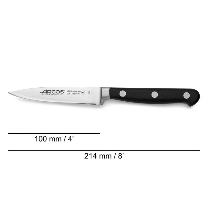 Paring Knife 100 Mm. Case - Opera