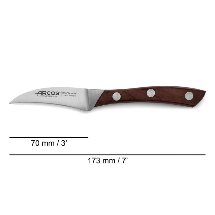Paring Knife 70 Mm. Case - Natura