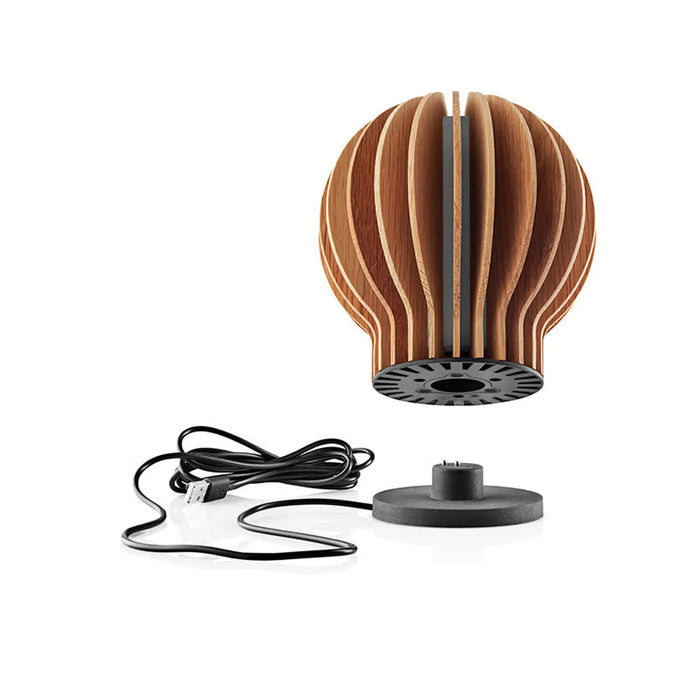 Radiant Round LED Lamp Oak - Eva Solo