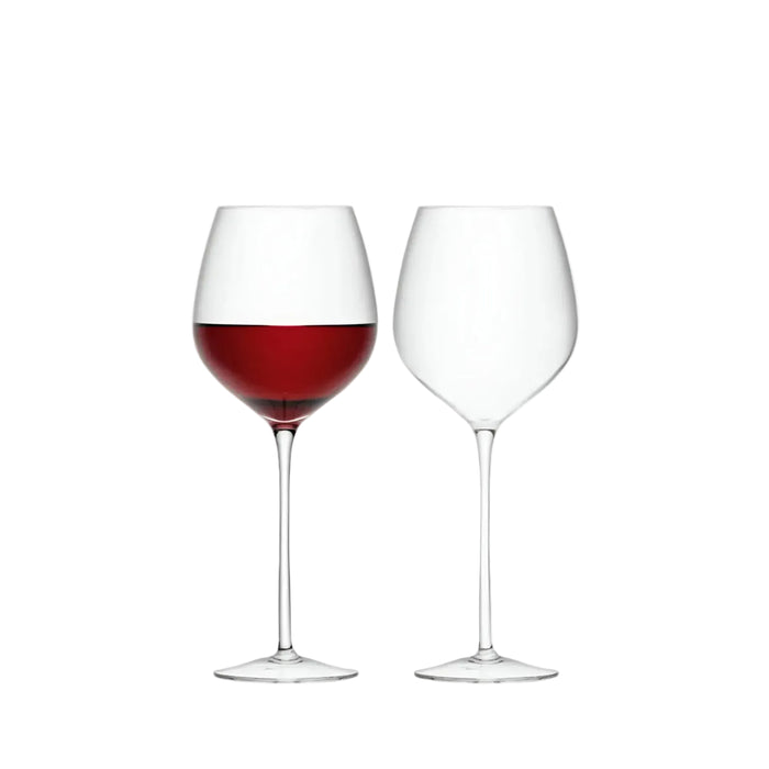 Red Wine glass 750ml clear x 2