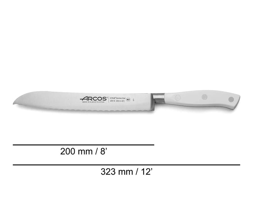 Riviera Blanc Series 200 mm Bread Knife