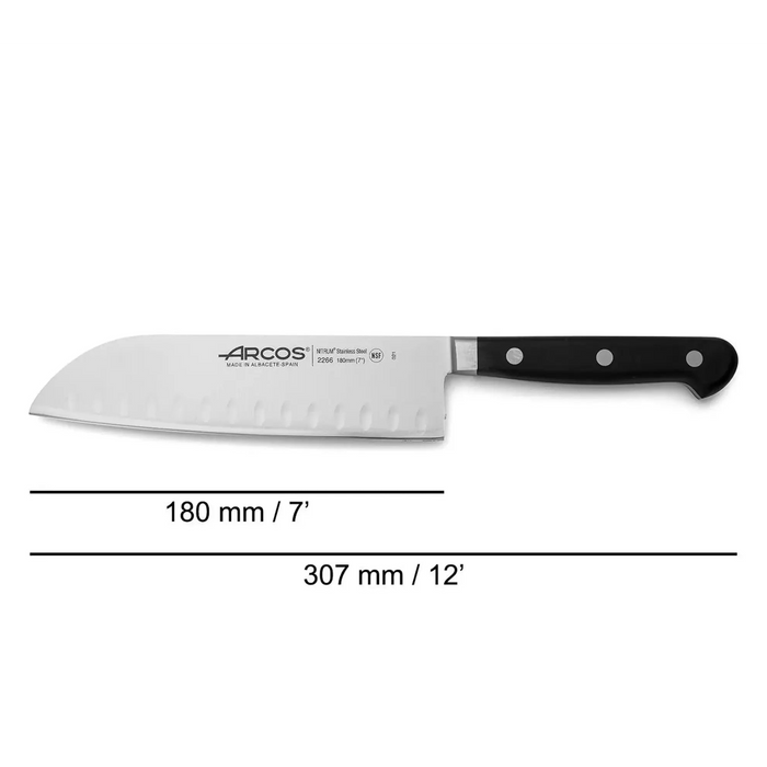 Santoku Knife Alveole 180 Mm. Case - Opera