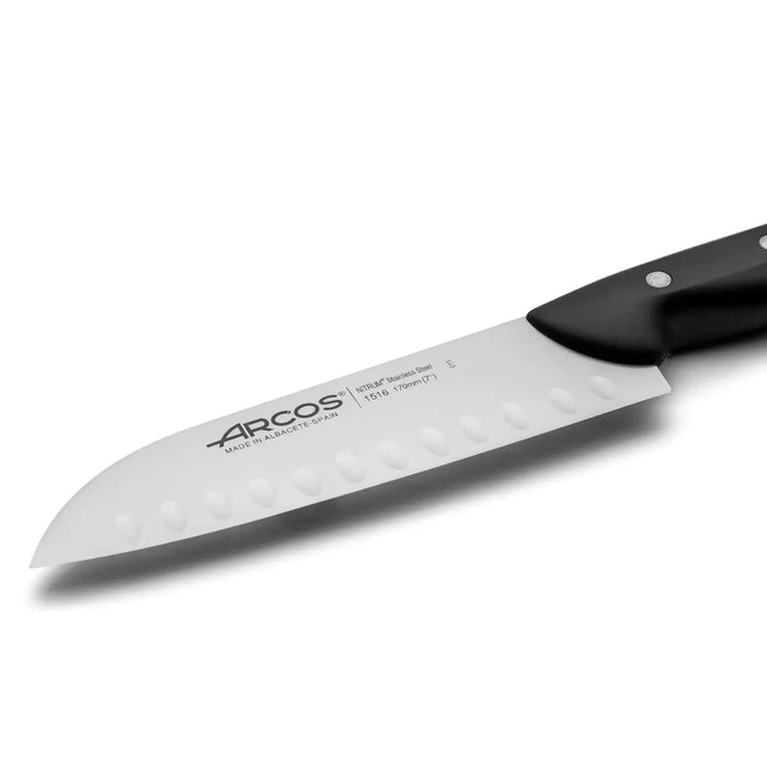 Santoku Knife Granton Edge 170 Mm. Blister - Maitre