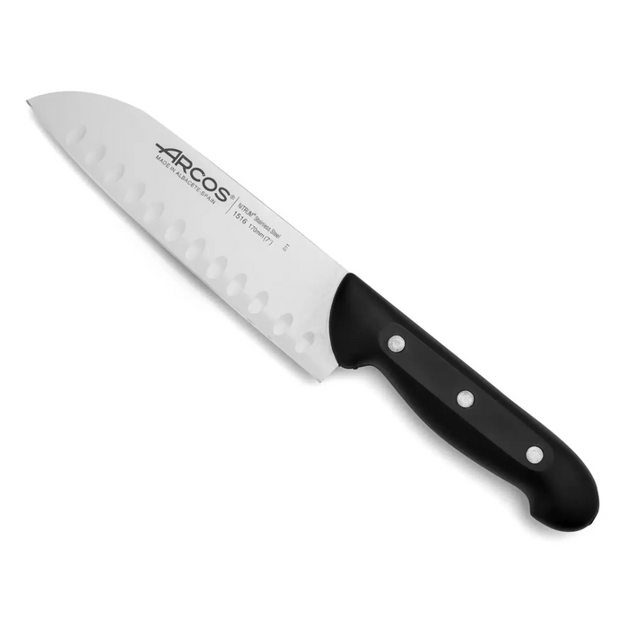 Santoku Knife Granton Edge 170 Mm. Blister - Maitre