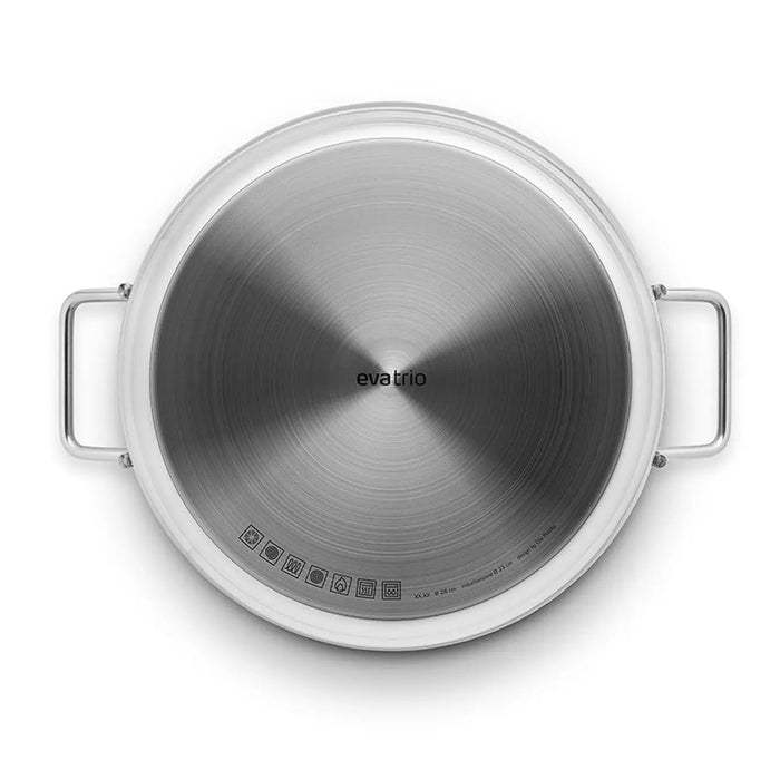 Saute Pot - 28cm - Stainless Steel - 2 Handles