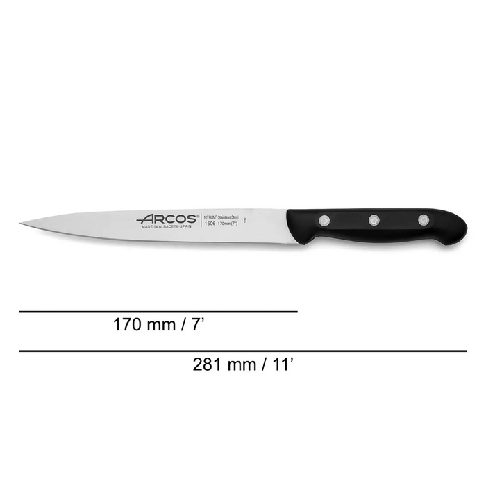 Sole Knife 170 Mm. Blister - Maitre