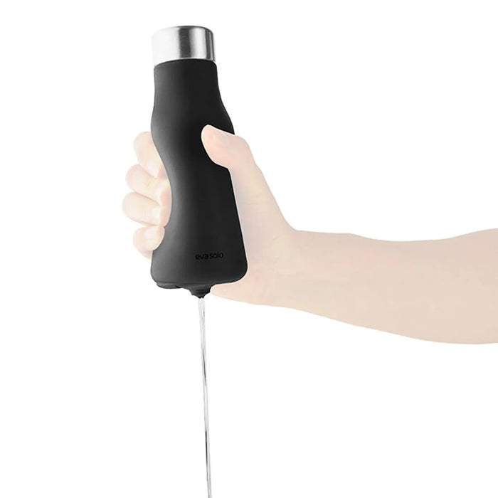Squeeze soap dispenser - black